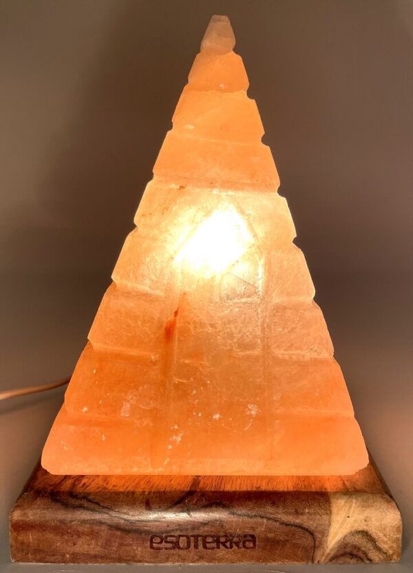Lampe de Sel Himalaya Pyramide striée