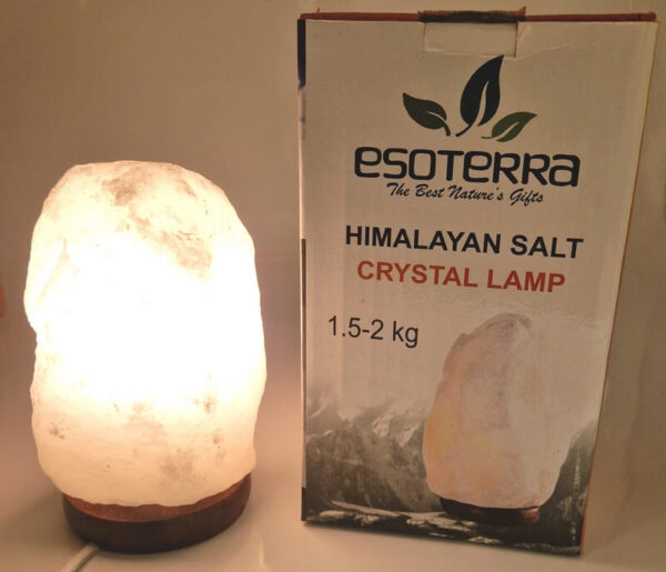 Lampe de Sel blanche