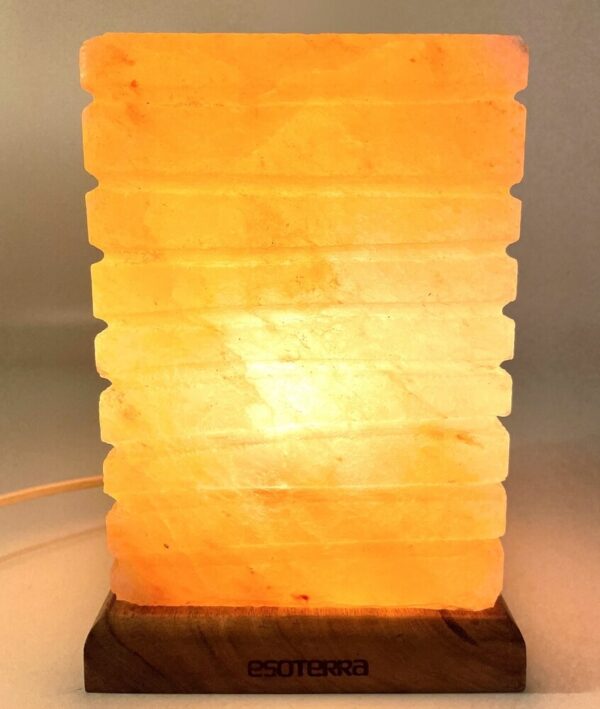 Lampe de Sel Himalaya Rectangle strié