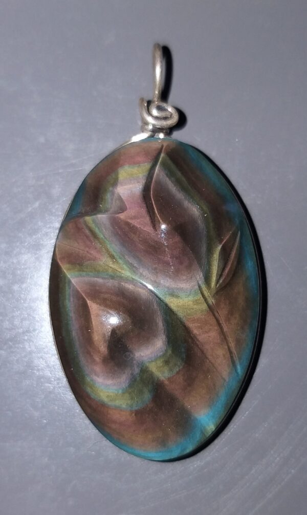 Obsidienne Manta Huichol Forme Libre