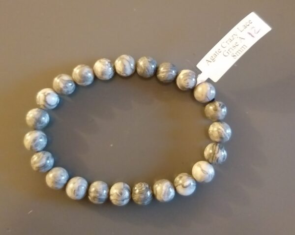Agate Crazy Lace grise A
