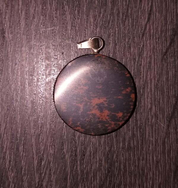 Obsidienne acajou ronde – Image 2