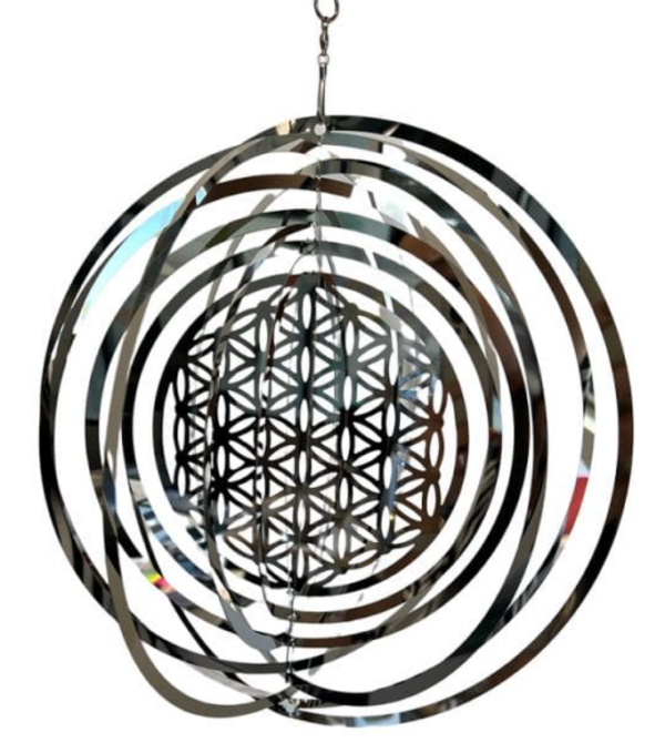 Carillon éolien 3D Fleur de Vie