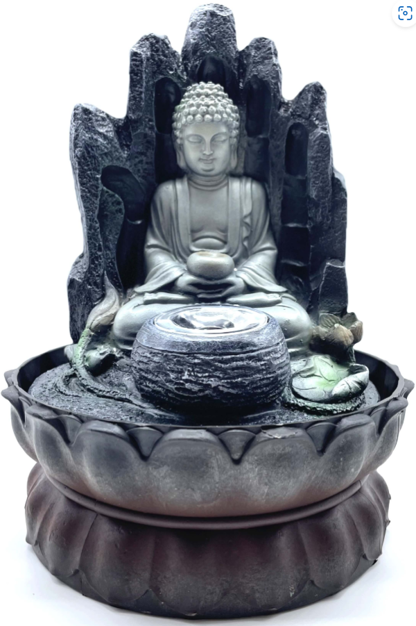 Fontaine Bouddha sur Main
