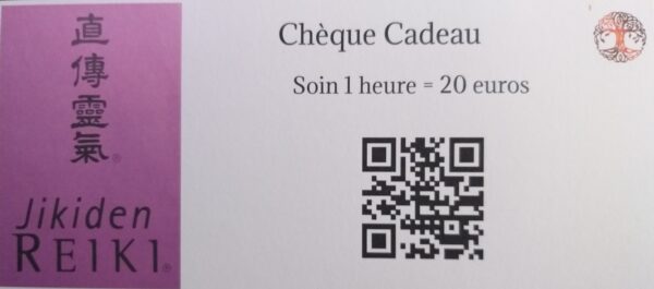 Bon cadeau Jikiden Reiki
