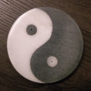 Porte-Encens Pierre Design Ying-Yang