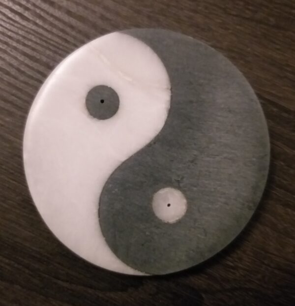 Porte-Encens Pierre Design Ying-Yang