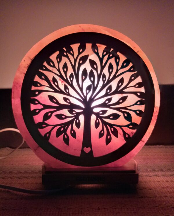Lampe de sel Arbre de Vie Coeur