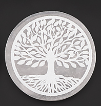 Plaque Sélénite Arbre de Vie A+